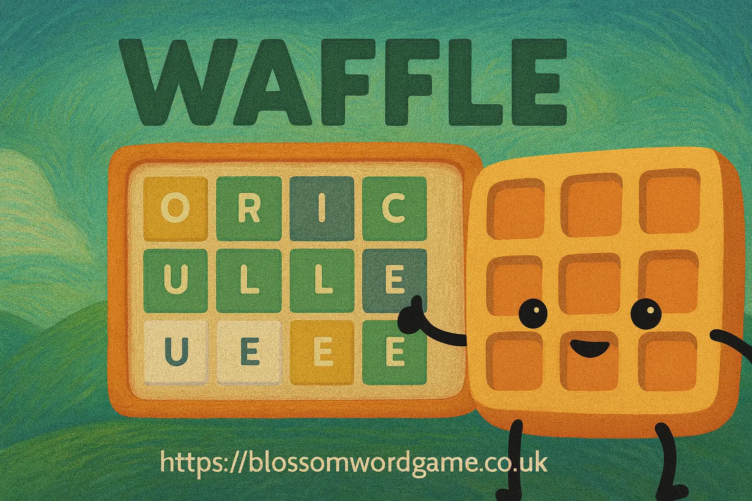 Waffle Word Game